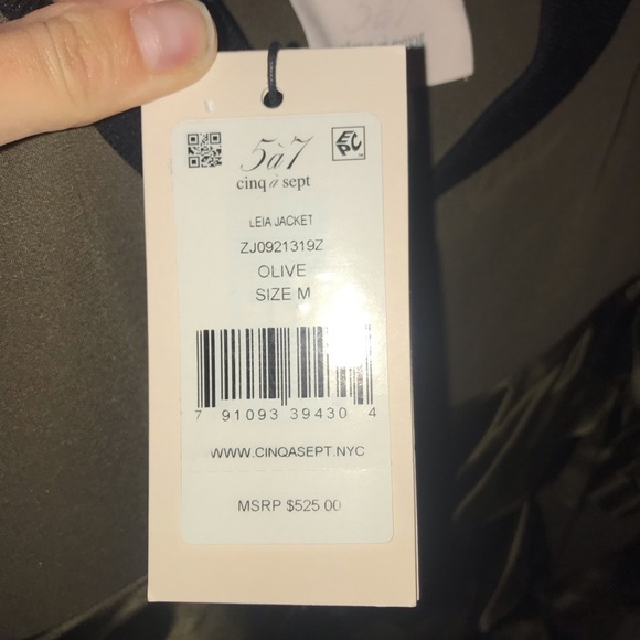 Cinq à Sept Bomber Jacket - Picture 4 of 4